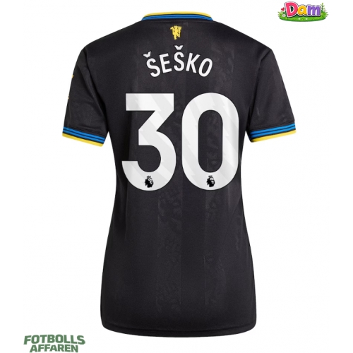 Manchester United Benjamin Sesko #30 Tredje Tröja Kvinnor 2025-26 Kortärmad